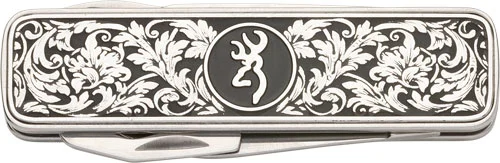 BROWNING KNIFE MORGAN FOLDER - MULTI FUNCTION SCROLL ENGRAVED - Image 2