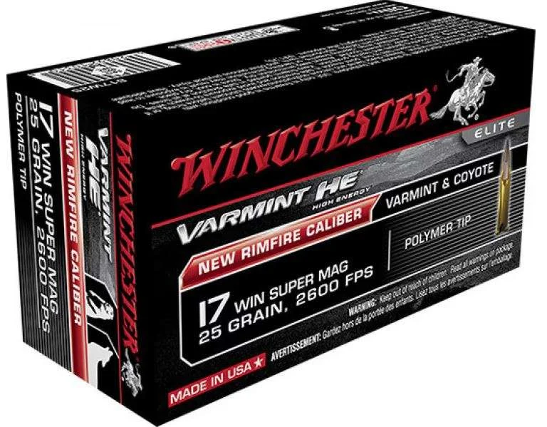 WINCHESTER 17WSM SUPER X 25G JHP 50RD