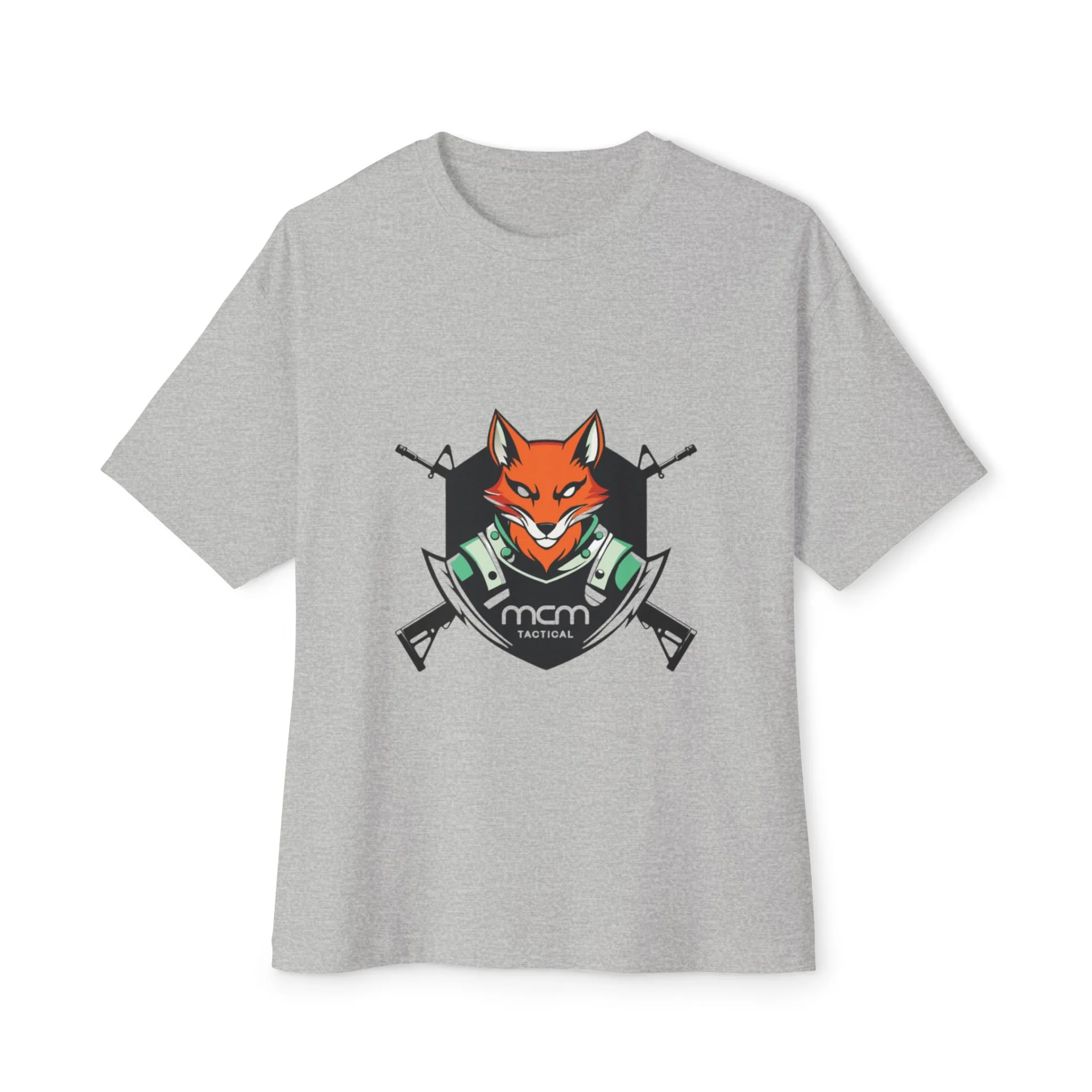 Unisex Graphic Oversized Tee - Trendy Fox Design, Casual Wear, Street Style, Gift for Him/Her, Summer Essential, Colorado Pride - Image 9