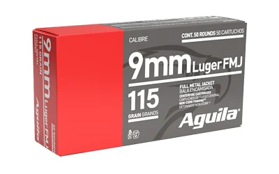 ILA 9MM 115GR FMJ 50/1000 Ammo