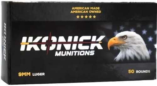 IKONICK USA 9MM 147GR FMJ - SUBSONIC 50RD 20BX/CS