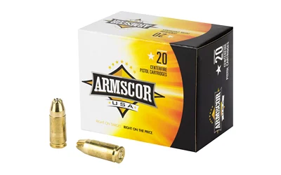 ARMSCOR 9mm 124gr Jhp 20/500