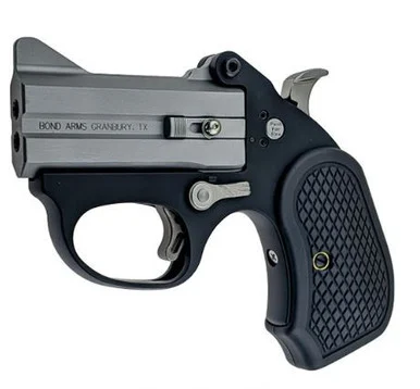 Bond Arms Stinger "Fireball" BASL-FB-9MM 3" 9mm 2 Rounds Black/Matte Stainless Extended B6 Resin Grip