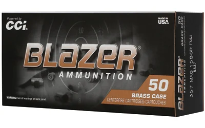 CCI BLAZER BRASS 357MAG 158GR FMJ 50 BLAZER BRASS 357MAG 158GR FMJ 50 Ammo