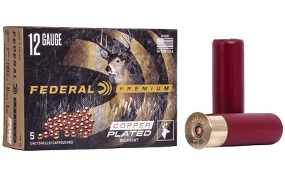 FED Prm Vshok 12ga 3" #4 Bck 5/250