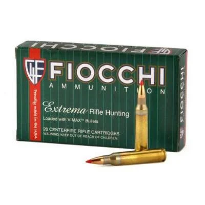 Fiocchi 22-250 Remington Extrema Ammunition FI22250HVB 40 Grain V-MAX 20 Rounds cchi 22-250 Remington Extrema Ammunition FI22250HVB 40 Grain V-MAX 20 Rounds Ammo