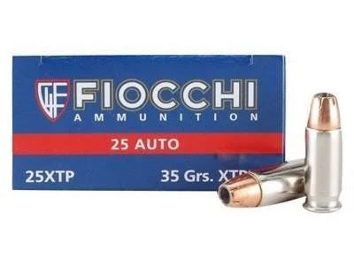 cchi 25 Auto Ammunition FI25XTP Extrema 35 Grain XTP Jacketed Hollow Point 50 Rounds Ammo