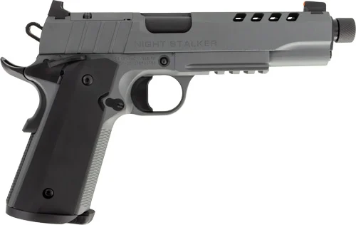 TISAS 1911 NIGHT STALKER 45ACP - 5" THREADED BBL 8RD BLACK/GRY - Image 2