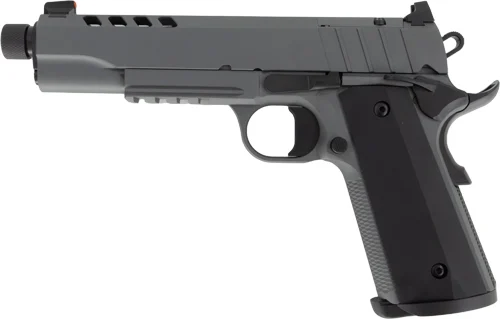 TISAS 1911 NIGHT STALKER 45ACP - 5" THREADED BBL 8RD BLACK/GRY - Image 3