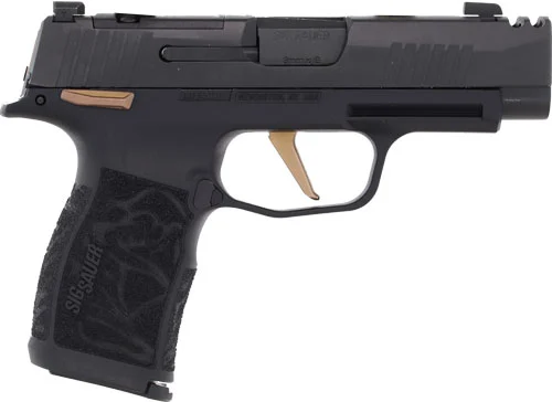 SIG P365 XL COMP 9MM 3.1" - XRAY3 OR (2)12RD ROSE KIT BLK - Image 2