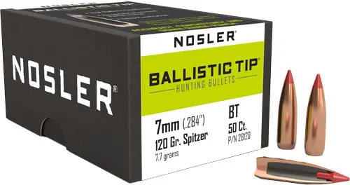 NOSLER BULLETS 7MM .284 - 120GR BALLISTIC TIP 50CT - Image 2