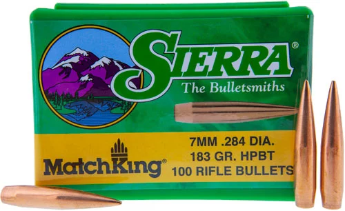 SIERRA BULLETS 7MM .284 - 183GR HP-BT MATCH 100CT - Image 2