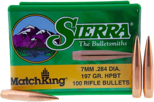 SIERRA BULLETS 7MM .284 - 197GR HP-BT MATCH 100CT - Image 2