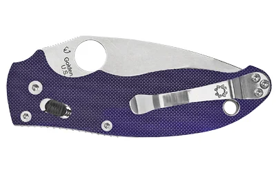 SPYDERCO MANIX 2 G-10 DARK BL 3.375" - Image 2