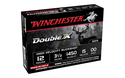 WIN DBLX 12GA 3.5" 00BK 15PLT 5/250