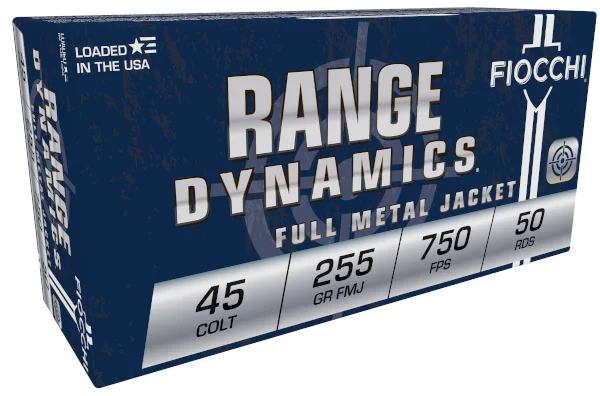 FIOCCHI 45 COLT 255G CMJ 50RD BX 500RD CASE CCHI 45 COLT 255G CMJ 50RD BX 500RD CASE Ammo